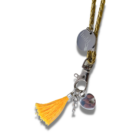HOLDIE Petit Amulet Yellow Tassel
