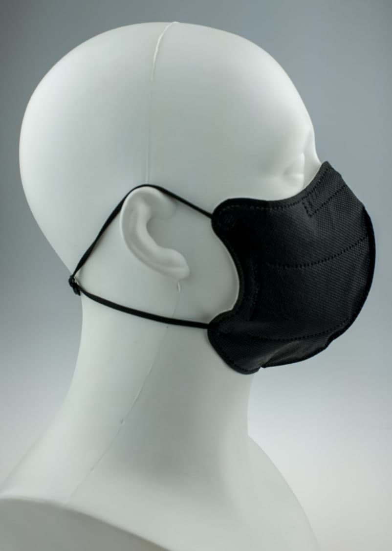 FFP 2 Mask Black Smile L